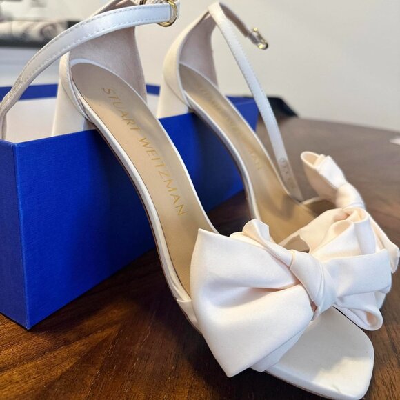 BRIDAL HEELS NEVER WORN - STUART WIEZMAN
